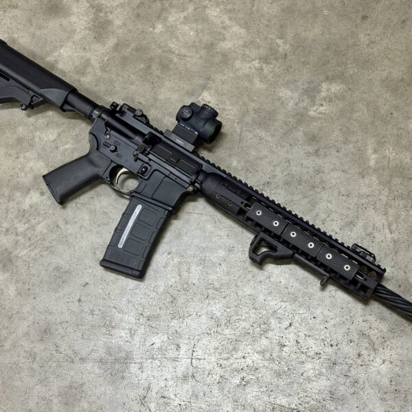 LWRC IC-DI 556 16" Fluted M6IC Ambi Trijicon MRO Bobro Mount MagPul MBUS Pro