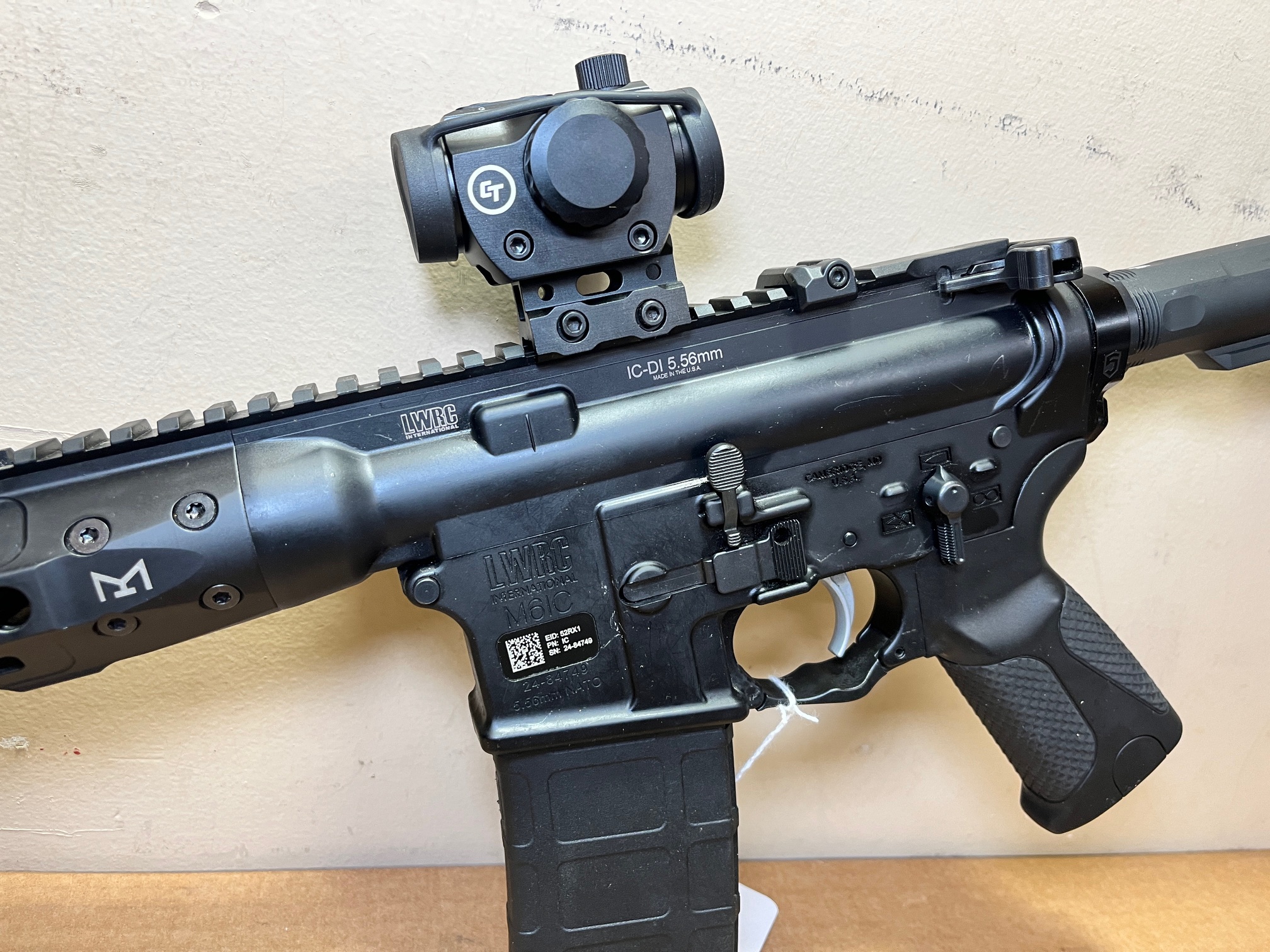 LWRC IC-DI 5.56 Nato AR-15 AR15 M6IC Ambi w optic