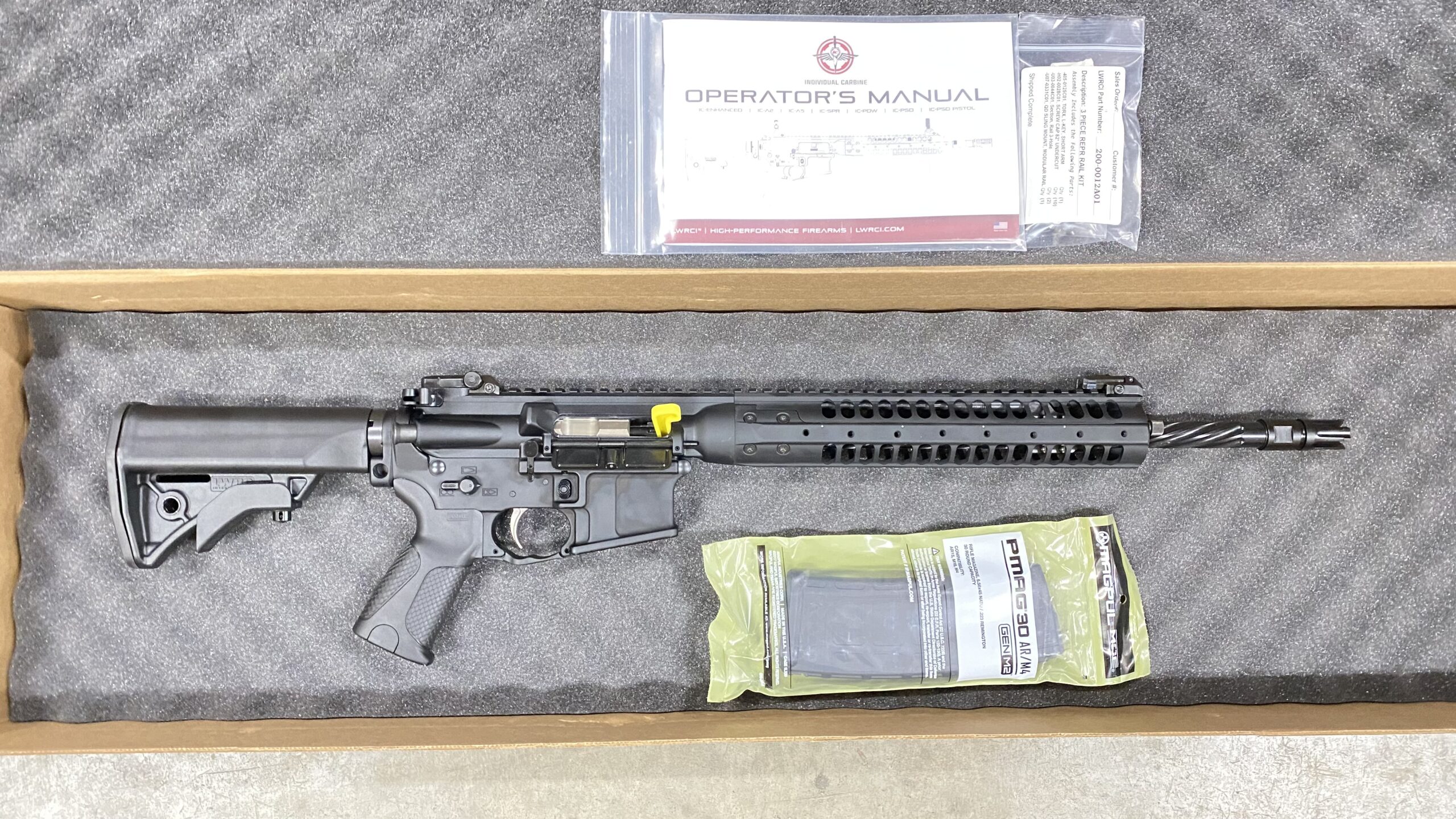 LWRC IC SPR 5.56 NATO Piston AR-15 16" Barrel ICR5B16SPRMS
