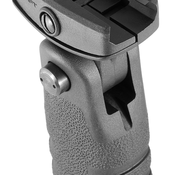MISSION FIRST TACTICAL RFG REACT VERTICAL GRIP FOLDING BLACK POLYMER FOR AR-PLATFORM