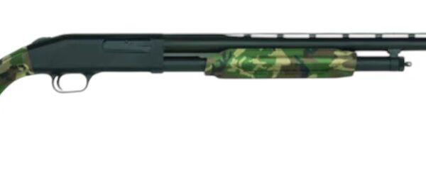 Mossberg 500 12 Ga Pump Action 28" Barrel Woodland Camo 56425