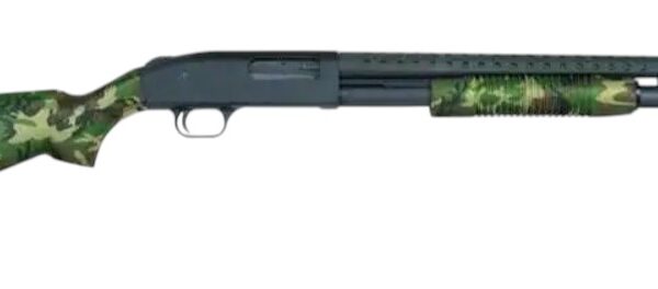 Mossberg 590 12 Ga Pump Action 20" Barrel Woodland Camo Heat Shield 8- Shot 50710