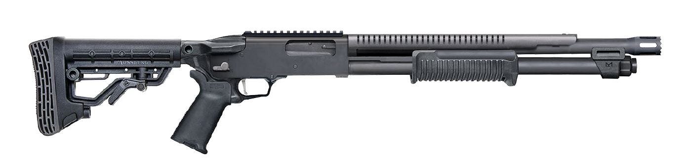 Mossberg 590R 12 Ga Pump Action 18" Breacher Barrel 6- Shot Adjustable Stock 50761