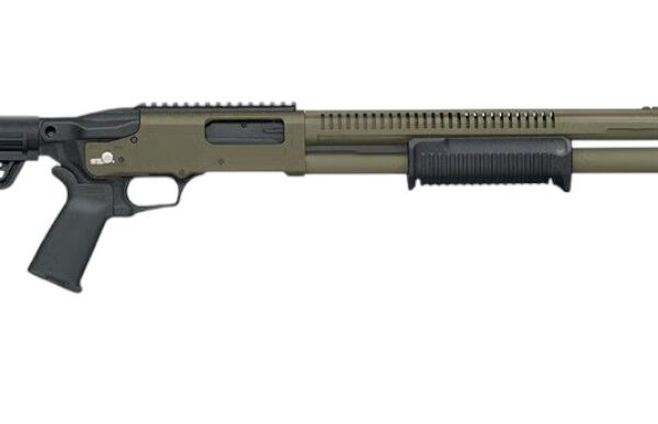 Mossberg 590R 12 Ga Pump Action 18" Breacher Barrel Adjustable Stock 6-Shot OD Green 50757