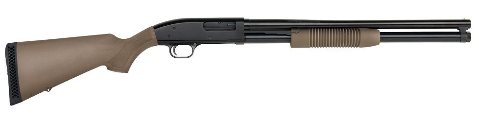 Mossberg Maverick Model 88 12 Ga Pump Action FDE 20" Barrel 31048