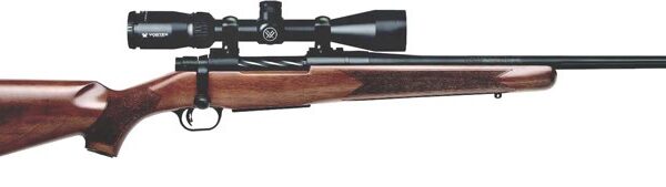 MOSSBERG PATRIOT 400 LEGEND - 20" THREADED 3-9X40 MAT WALNUT