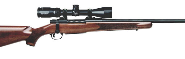 MOSSBERG PATRIOT COMBO 243 WIN - 22" VORTEX 3-9X40 BLUED/WALNUT