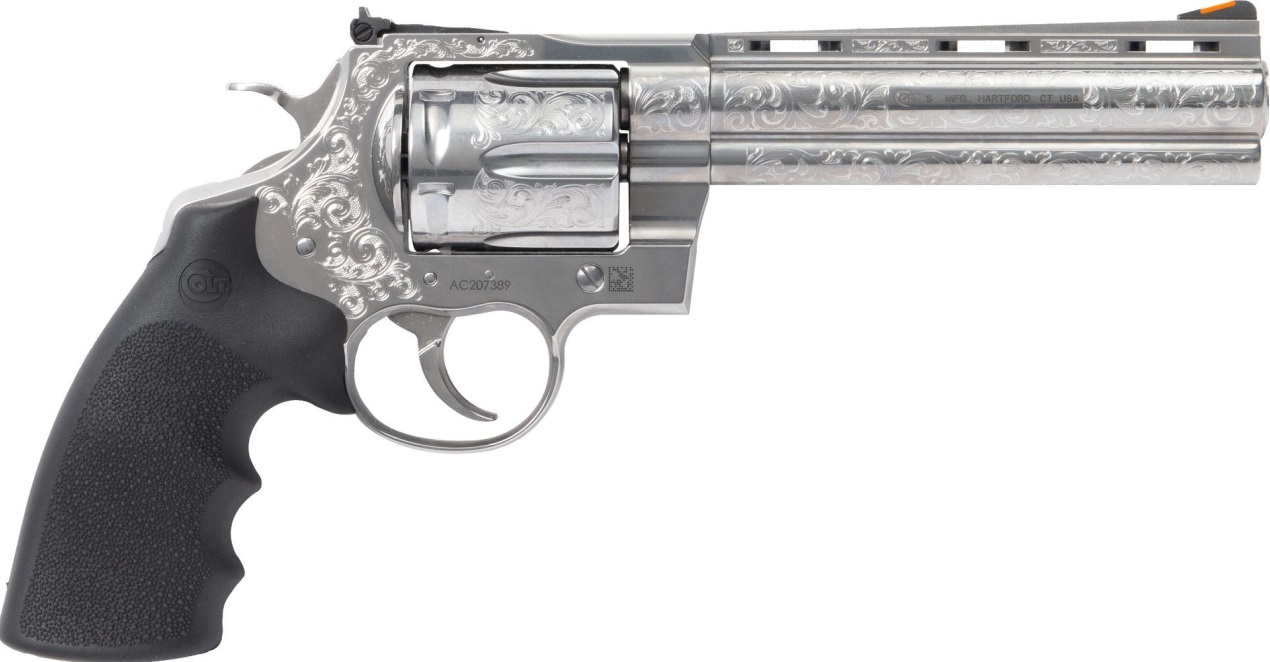 New Model Colt Anaconda Engraved 44 Mag 6" Barrel DAV-12446