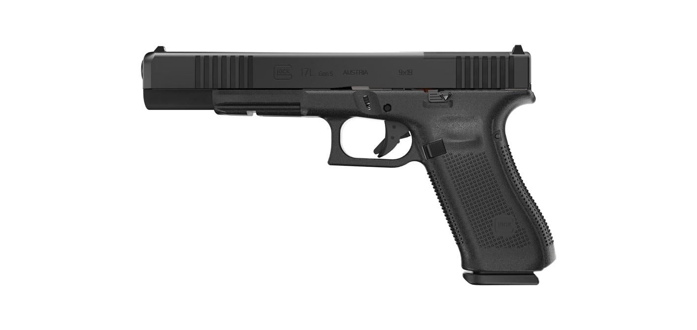 New Model Glock 17L Gen 5 9mm MOS Optics Ready 17 Round Capacity PA163S103MOS
