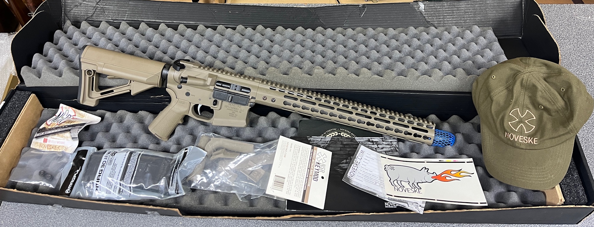 Noveske N4 Infidel Gen 3 AR-15 Rifle 5.56mm 30rd FDE AR15 G3R-137-556-N-FDE