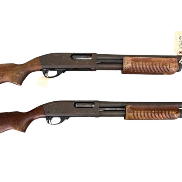One (1) Police Trade Remington 870 Magnum 12 Ga Pump Action 20" Barrel LE Trade Wood Stock