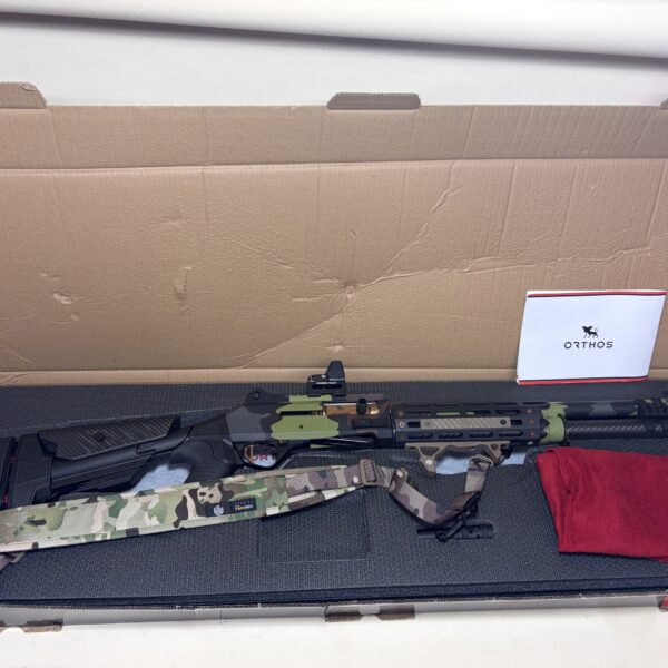 Orthos Raider S4 Competition Highland Elite 12 Gauge Semi-Auto Shotgun 18.5" Highland Camo w/ Crimson Trace Red Dot & Sling