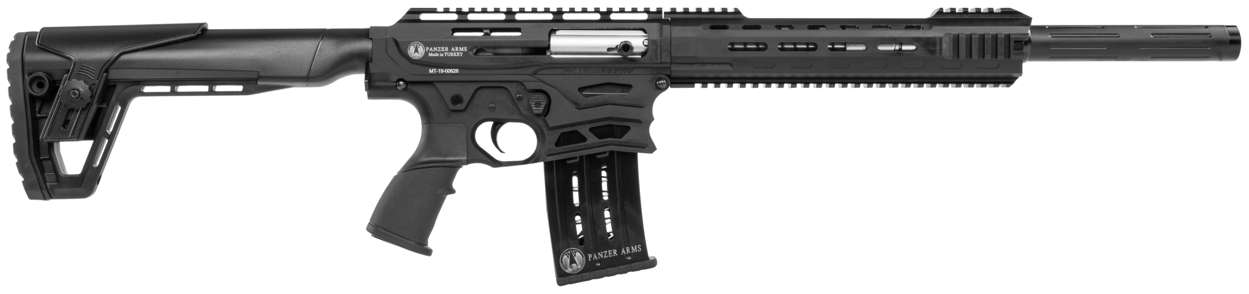 Panzer AR-12 Pro 12 Ga Semi Auto 20" Barrel 5 Round Magazine PWAR12PR