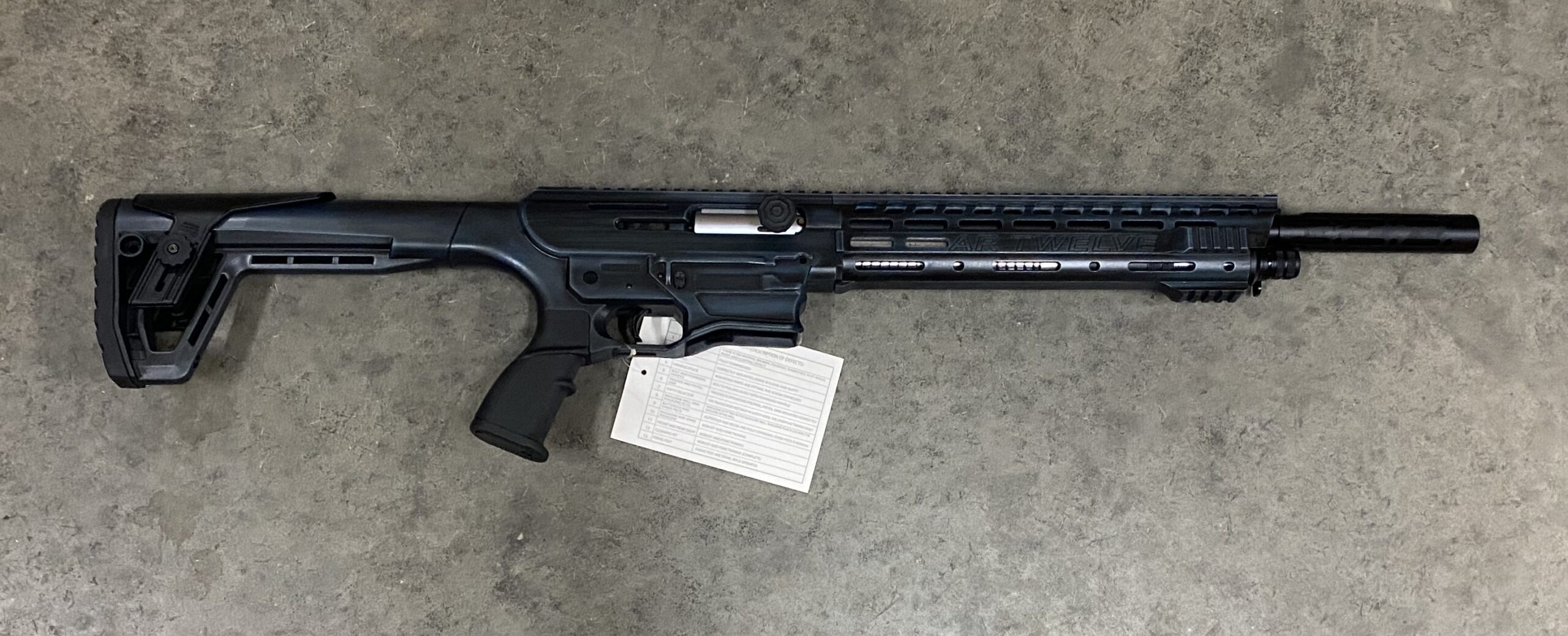 Panzer Arms 12 Ga AR12 Distressed Blue CRA AR12SBCRA