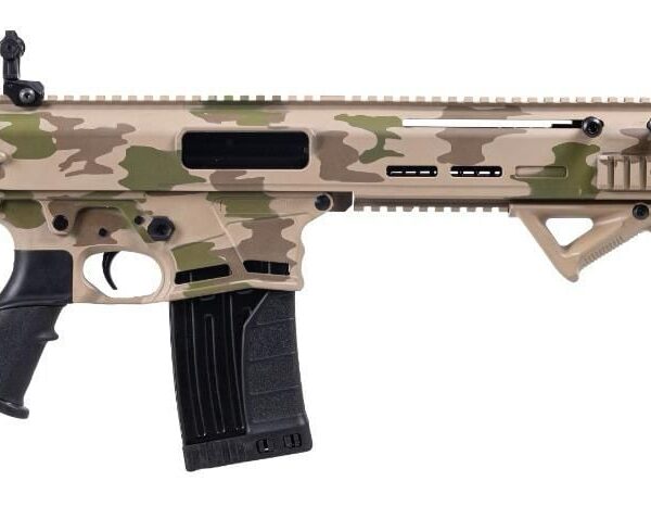 Panzer SCRXII Tactical 12 Ga Semi Auto 18.5" Barrel FDE Camo Scar Clone