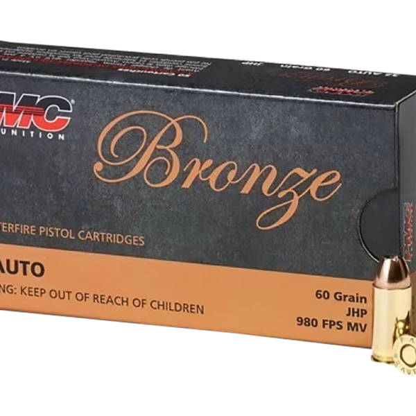 PMC 32B BRONZE 32 ACP 60 GRAIN JACKETED HOLLOW POINT 50 RNDS
