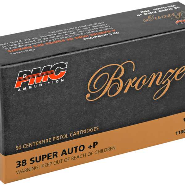 PMC 38SA BRONZE 38 SUPER BRONZE 130 GRAIN FMJ 50 RNDS