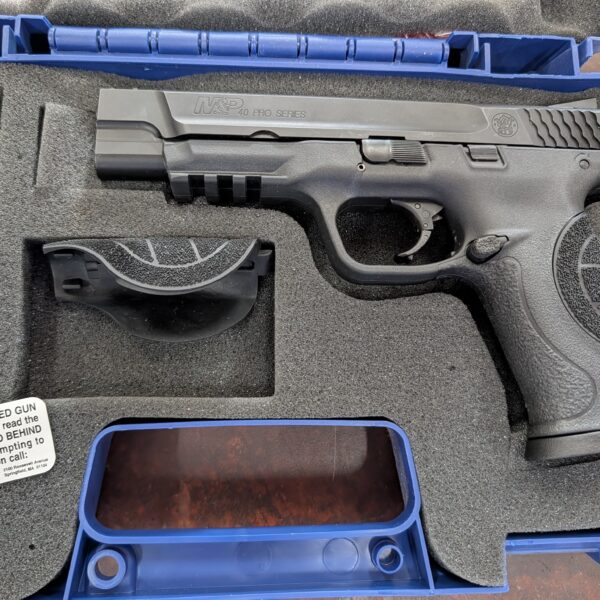 Pre-Owned Smith & Wesson M&P Pro Series 5" 40 S&W Fiber Optic Front Blacked Out Rear