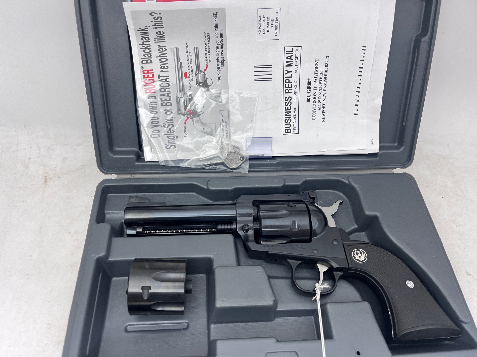 PRE-WARNING RUGER NEW MODEL BLACKHAWK .357 SINGLE ACTION REVOLVER
