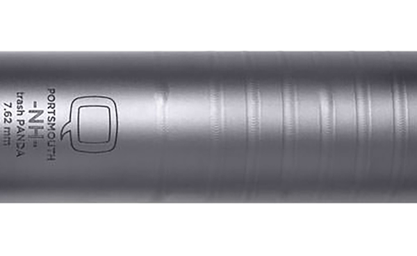 Q LLC SIL-TP-QUICKIE-762 TRASH PANDA 30 CAL SUPPRESSOR TITANIUM W/ MUZZLE DEVICE