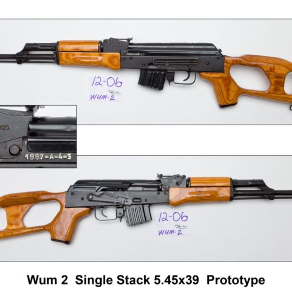 Rare Romanian WUM 2 Single Stack 5.45x39 Prototype