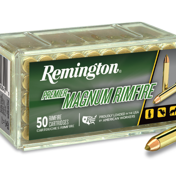 REMINGTON 28464 PREMIER MAGNUM RIMFIRE 17 HMR 17 GRAIN ACCUTIP V 50 RNDS