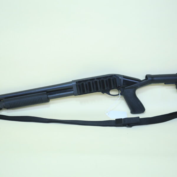 Remington 870 Tactical – 12 Gauge, 2¾"/3", Extended Tube, Shell Carrier, Adjustable Stock