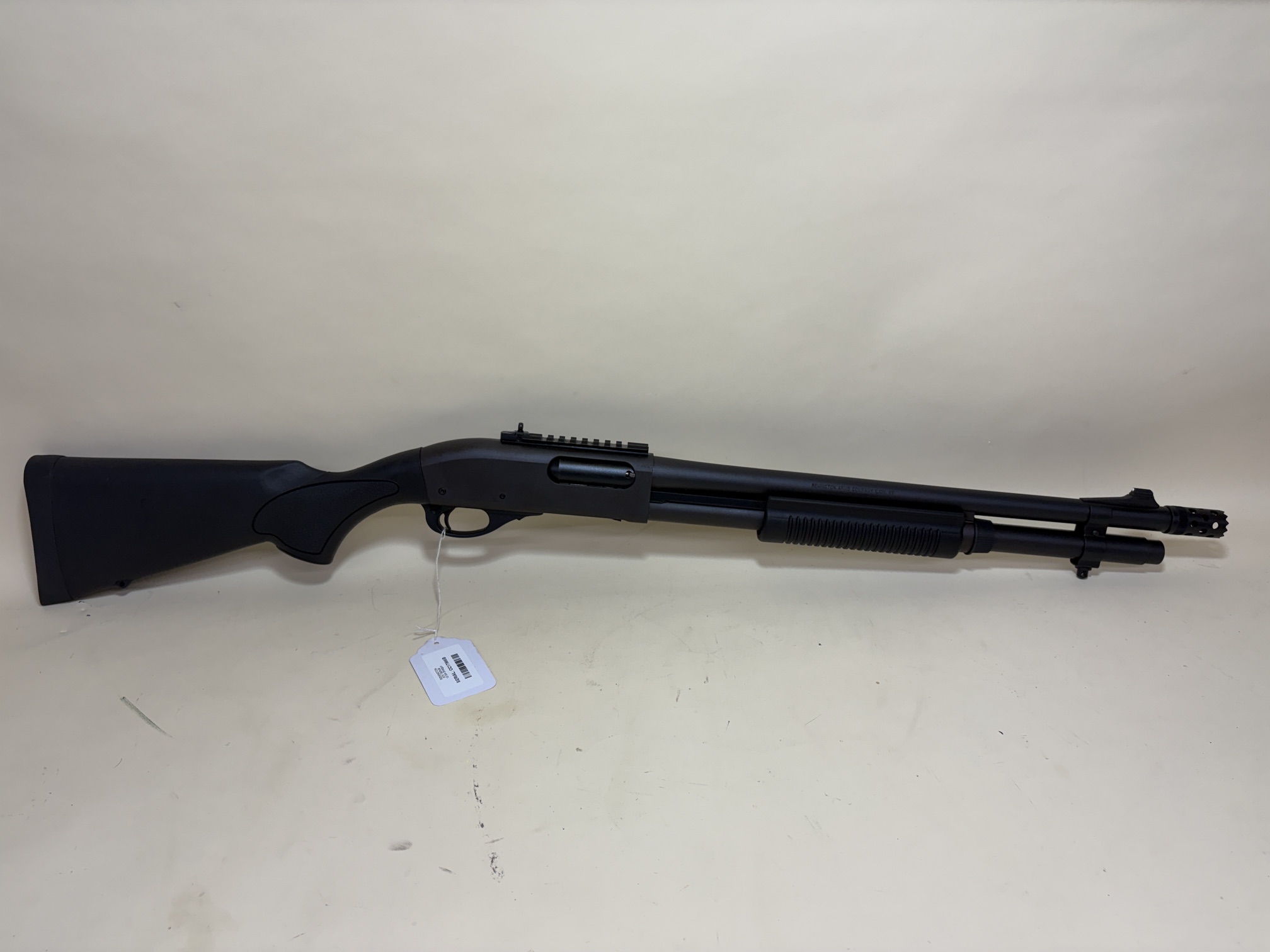 Remington 870 Tactical 12 Gauge Pump-Action – 18" Barrel, Optic Rail, Black Synthetic Stock