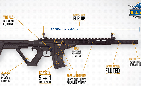 Rock Island Armory VR80 12 Ga California CA Compliant VR80CA
