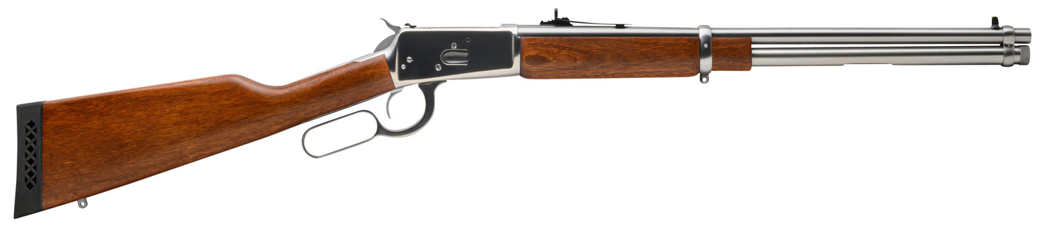 Rossi 924542093 R92 454 Casull Caliber with 9+1 Capacity, 20" Round Barrel, Polished Stainless Metal Finish & Brazilian Hardwood Stock, Right Hand