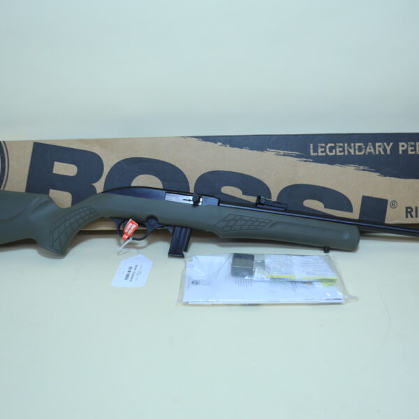 Rossi RS22 .22 LR Semi-Auto – OD Green Synthetic Stock, Fiber Optic Sights