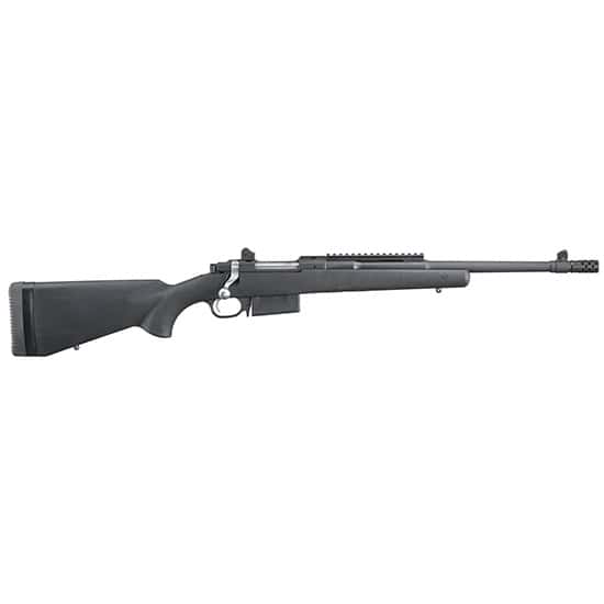 RUG SCOUT RIFLE 350LEG 16.5 TB AS BLK SYN 5RD