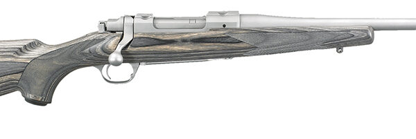 Ruger 17108 Hawkeye Compact Compact 243 Win 4+1 16.50" Matte Stainless Steel Barrel, Integral Scope Mounts Stainless Steel Receiver, Black Fixed...