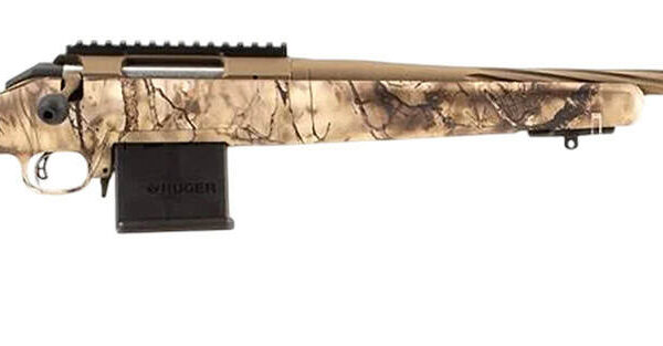 Ruger 46990 American II Full Size 204 Ruger 10+1 22" Burnt Bronze Cerakote Spiral Fluted Threaded Barrel & Steel Receiver w/Picatinny Rail, Dipped...