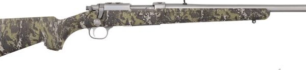 RUGER 77/357 357 MAGNUM - SS CAMO W/RINGS THREADED