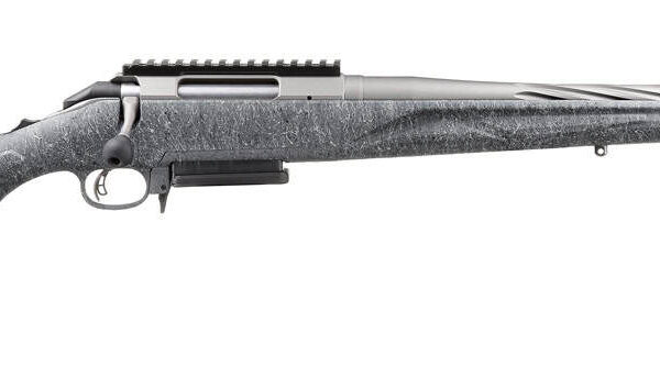 RUGER AMERICAN G2 243WIN RFL 22" GRY SPLATTER 3RD
