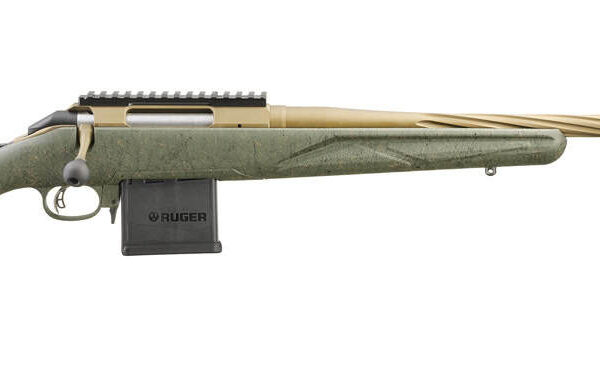 RUGER AMERICAN G2 PRED RFL 6.5CM 22" T.B. SPIRAL BBL, GRN SPLTR,BRNT BRNZ 3RD