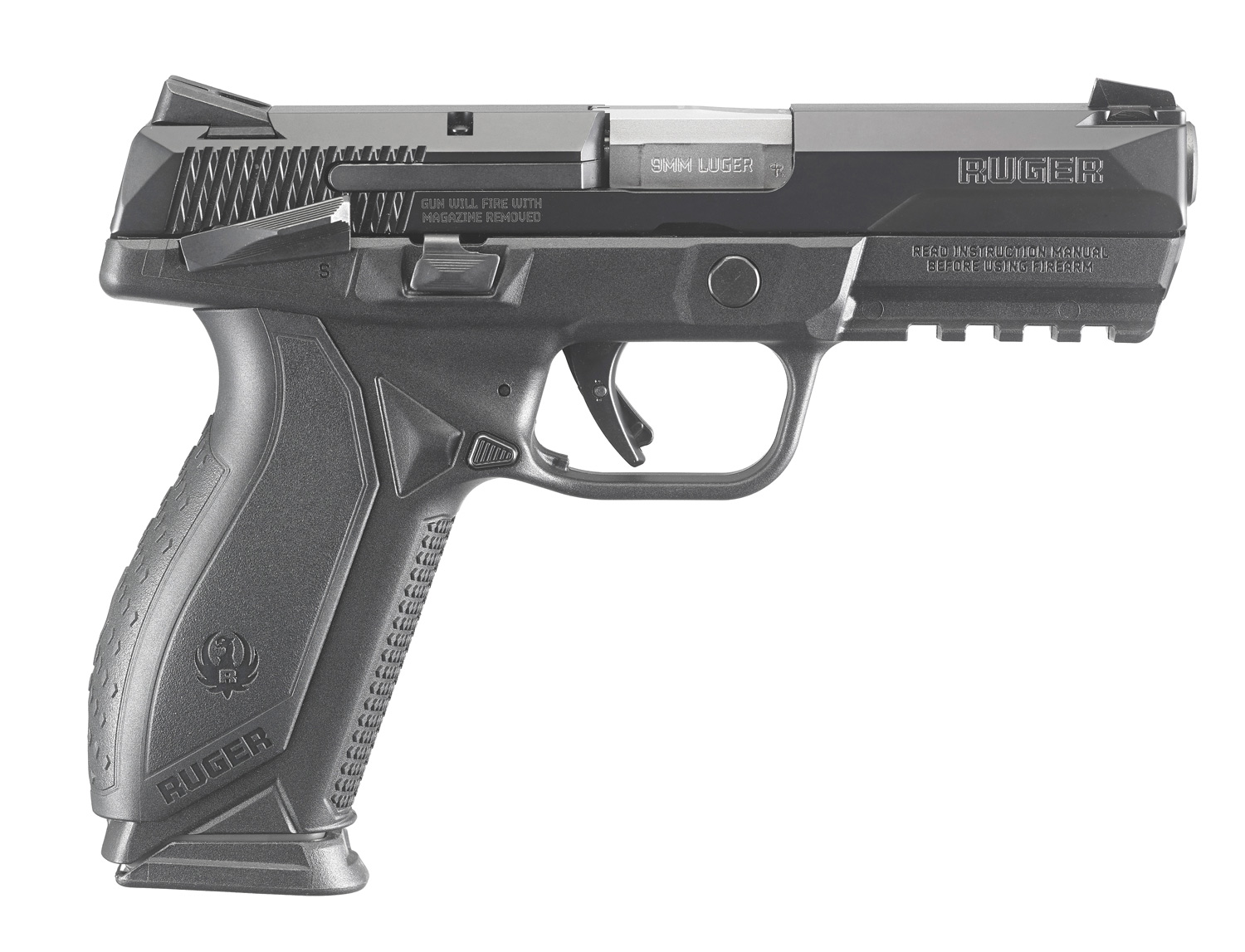 Ruger American Pistol 9mm W/ Manual Safety 17 Round Capacity 8608