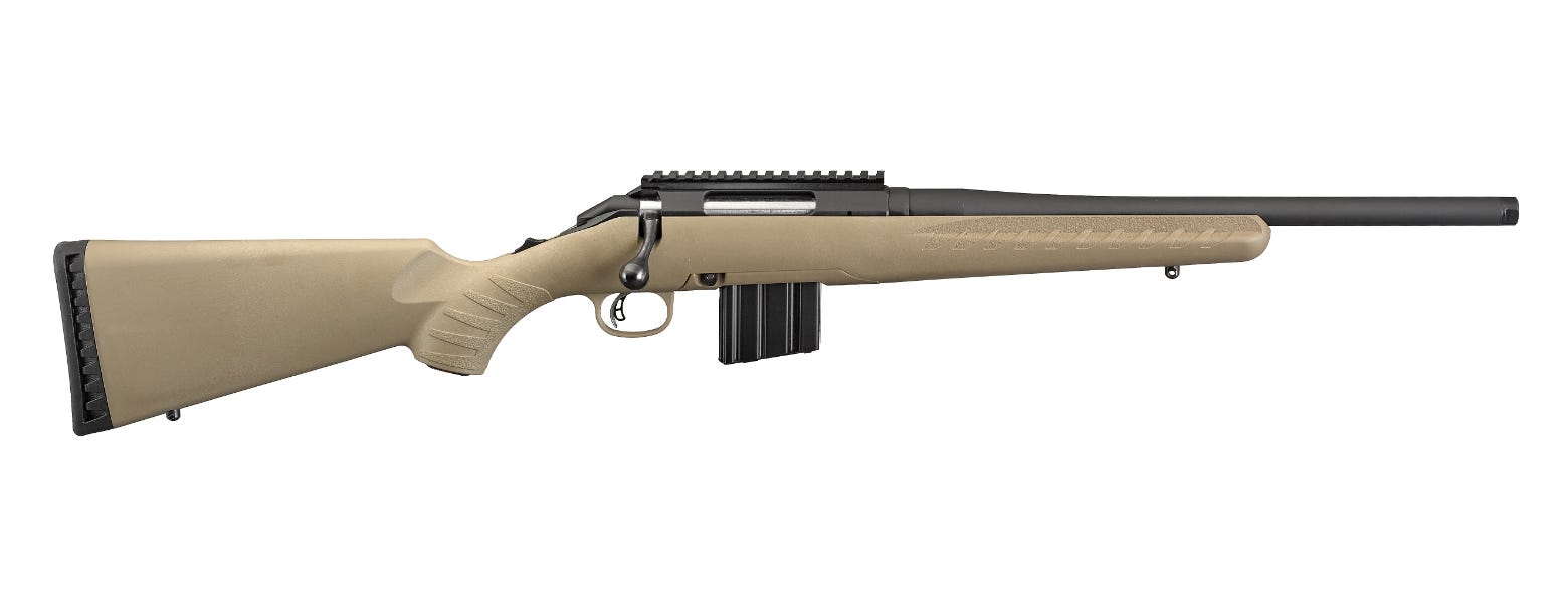 Ruger American Ranch Rifle 350 Legend FDE 16" Threaded Barrel 26981