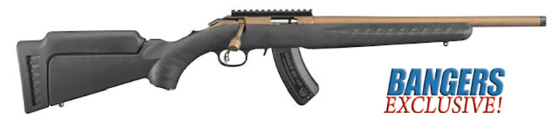 Ruger American Rimfire Mini Ranch 17 HMR 16" Threaded Burnt Bronze Barrel 8377