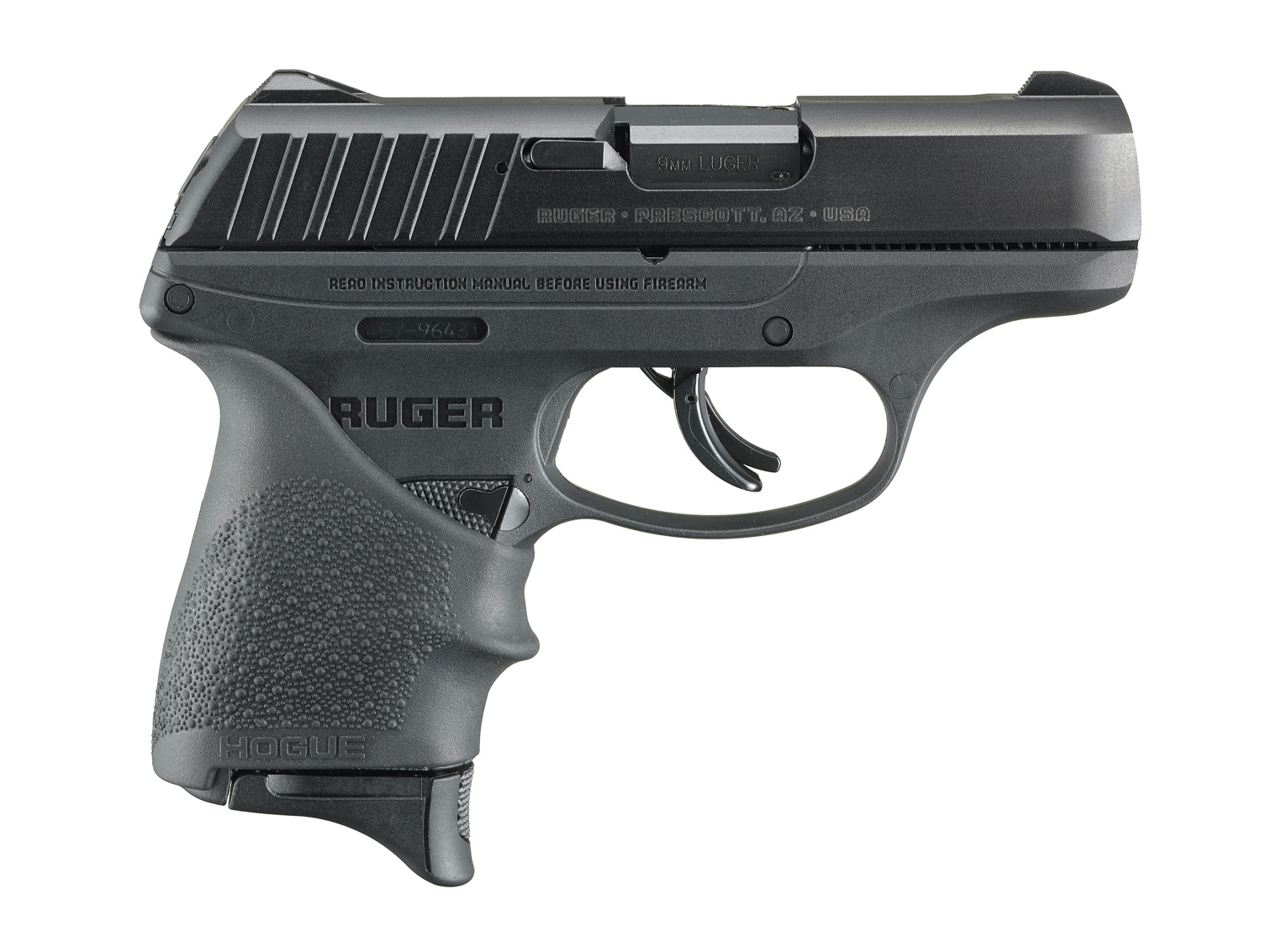 Ruger EC9s 9mm Luger Hogue Grip Sleeve 13211