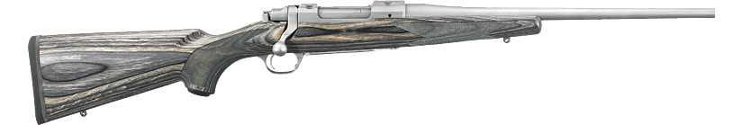 Ruger Hawkeye Compact 7mm-08 Stainless Steel 16" Barrel Black Laminate Stock 17111