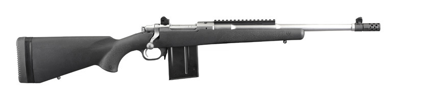 Ruger M77 Gunsite Scout 308 Stainless Steel 16" Threaded Barrel 6829