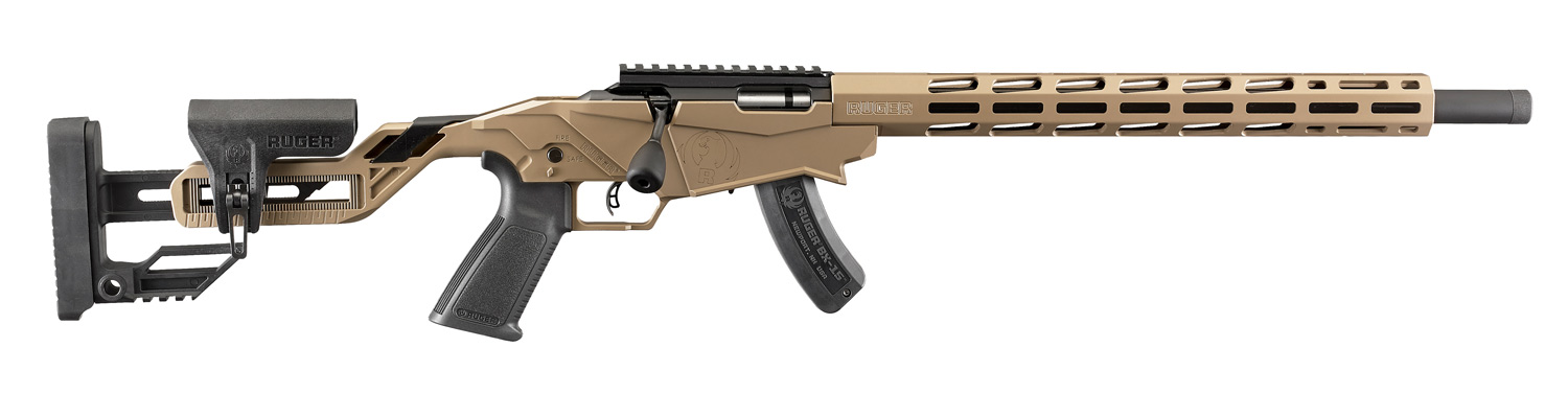 Ruger Precision Rimfire 22 LR 18" Barrel Davidson's Dark Earth 15+1 8406