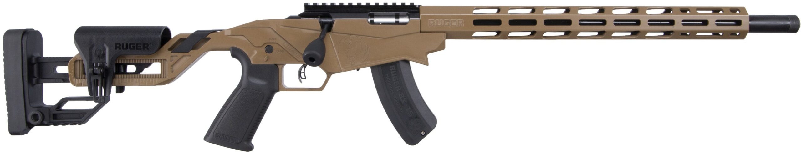 Ruger Precision Rimfire 22 Mag 18" Threaded Barrel FDE 15 Round Capacity 8411