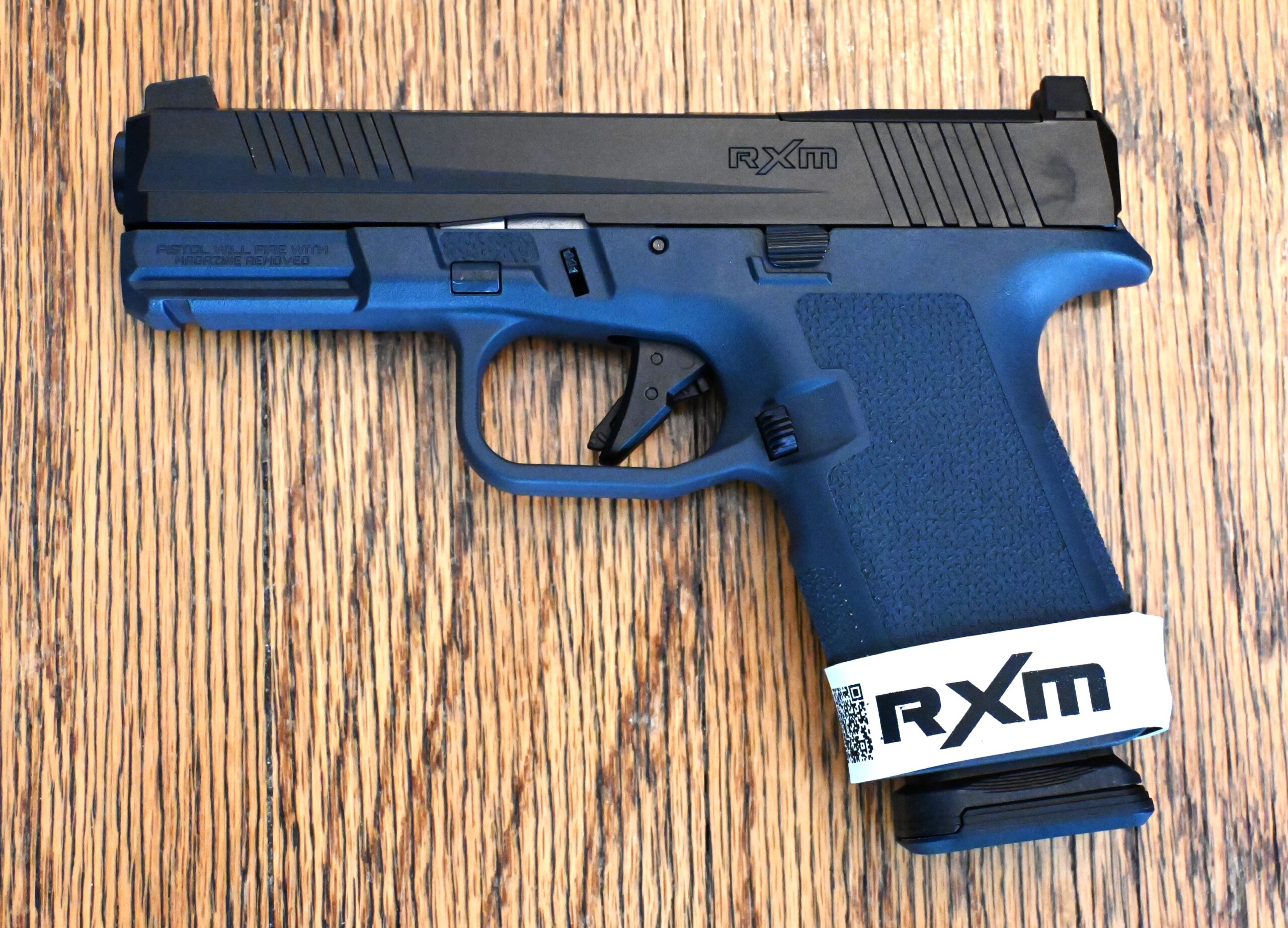 Ruger RXM 9mm Pistol, 4" Barrel, Optic Ready, (2) 15 Round Magazines