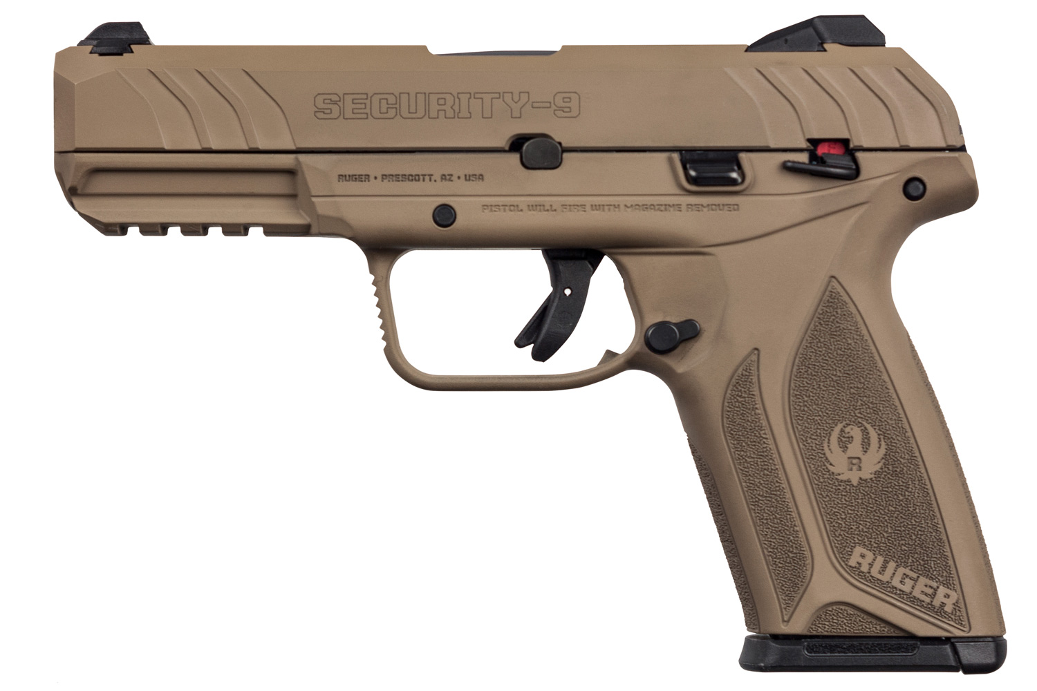 Ruger Security-9 9mm FDE Davidson's Exclusive 15 Round Capacity 3813