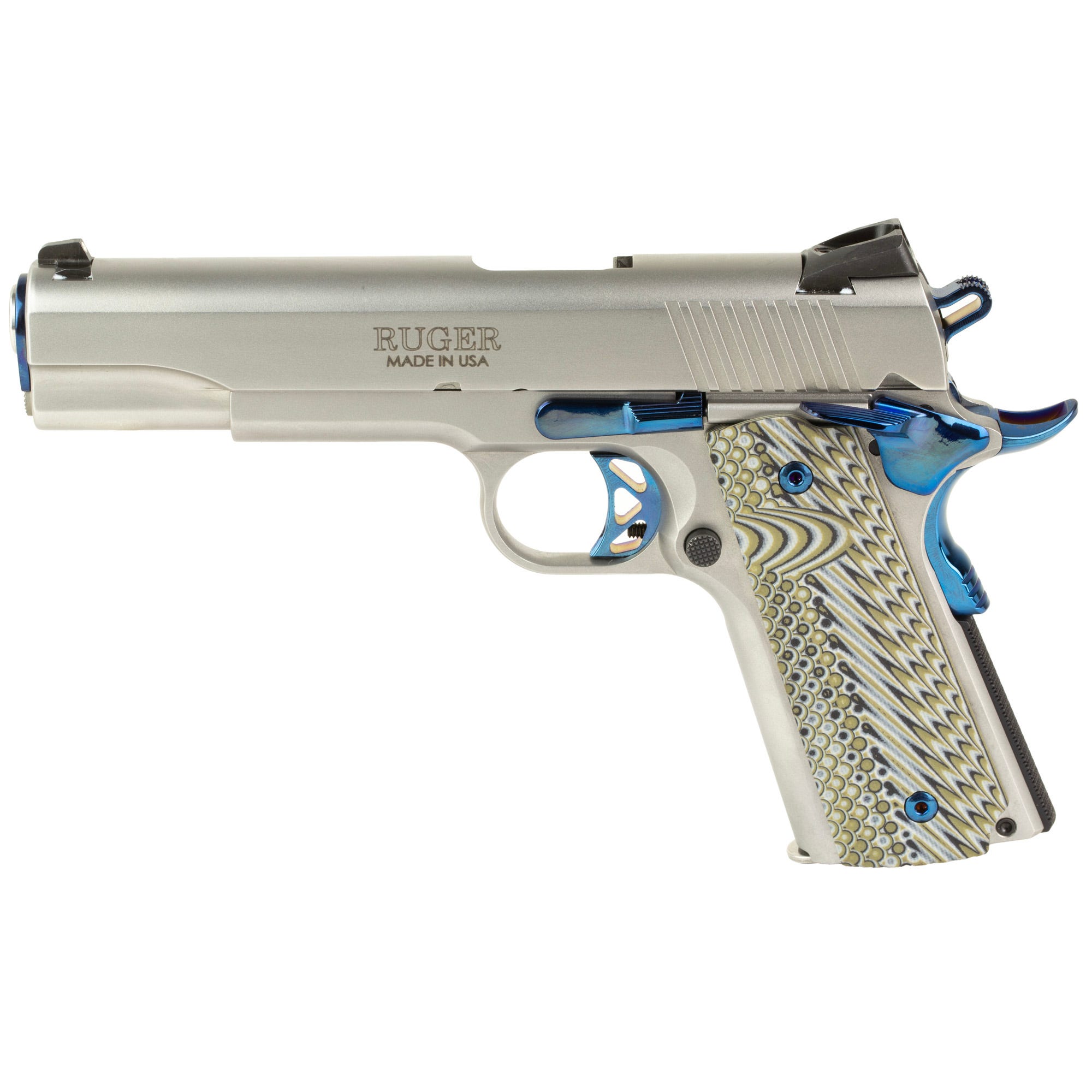 Ruger SR1911 1911 45 ACP Stainless/Cobalt 5" Barrel TALO Model 06799