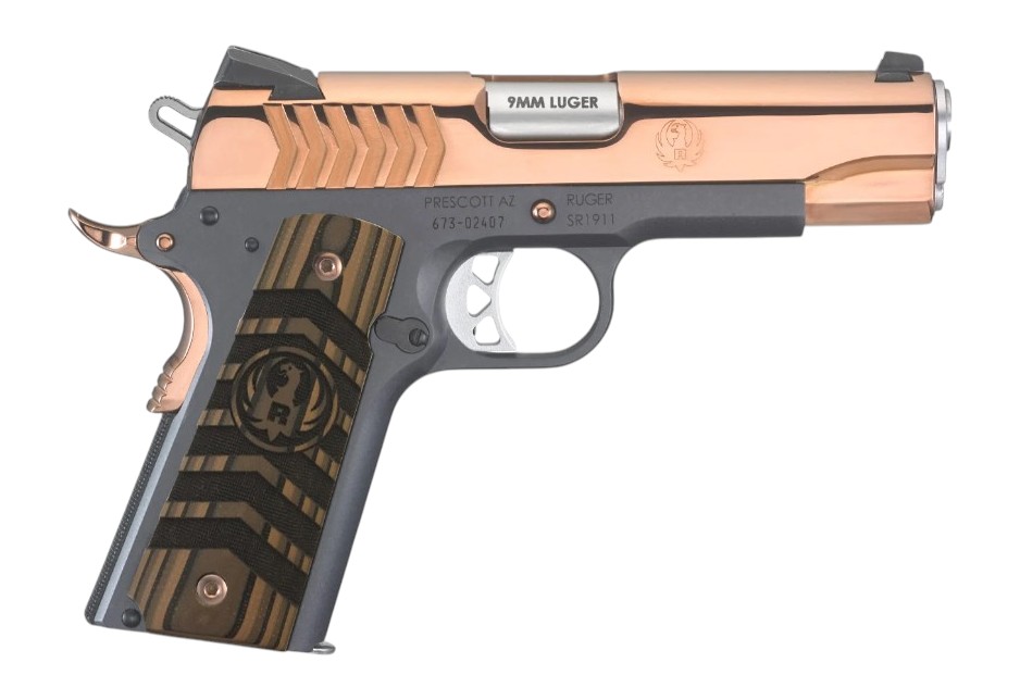 Ruger SR1911 Commander 9mm Rose Gold TALO Model 6768