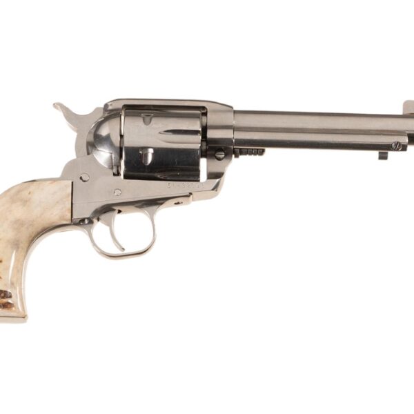 Ruger Vaquero .45 Colt Revolver – 5.5" Stainless, Stag Grips, 1997 Production
